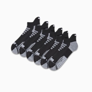 Calcetines cortos de felpa PUMA para mujer (paquete de 3), BLACK / WHITE, extralarge