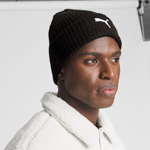 Gorro PUMA con dobladillo acanalado, BLACK, extralarge