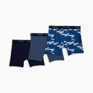 Men's Sportstyle Boxer Briefs (3 Pack), BLUE, extralarge