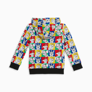 PUMA x PAW PATROL Toddlers' AOP Fleece Hoodie, PUMA WHITE, extralarge