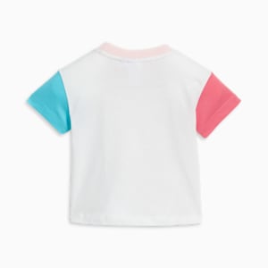 PUMA x PAW PATROL Toddlers' Color Block Duo Graphic Tee, PUMA WHITE, extralarge
