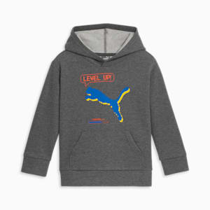 Game On Pack Little Kids' Pullover, CHARCOAL HEATHER, extralarge
