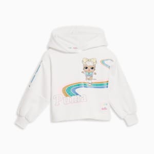 PUMA x L.O.L. SURPRISE! Sudadera con capucha Dawn para niños pequeños, PUMA WHITE, extralarge