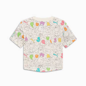 Camiseta AOP de PUMA x SQUISHMALLOWS para infantes, WARM WHITE, extralarge