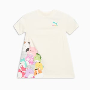 Vestido estilo camiseta PUMA x SQUISHMALLOWS para infantes, WARM WHITE, extralarge