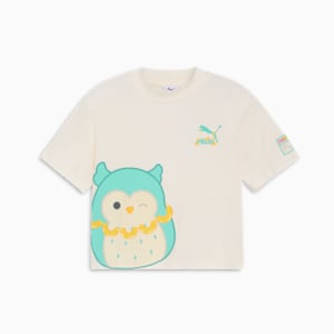 PUMA x SQUISHMALLOWS Little Kids' Winston Tee, WARM WHITE, extralarge