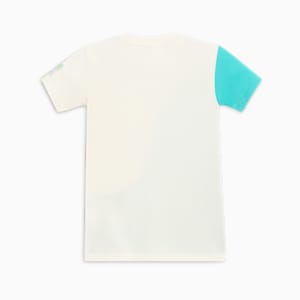 Vestido tipo camiseta con bloques de color de PUMA x SQUISHMALLOWS para infantes, WARM WHITE, extralarge