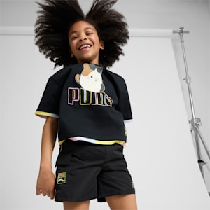 Camiseta Cam de PUMA x SQUISHMALLOWS para niños grandes, PUMA BLACK, extralarge