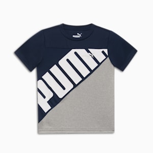 T-shirt PUMA POWER pour enfant, CLUB NAVY, extralarge