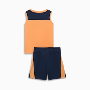 Two-Piece Toddlers' Muscle Tee Set, CLEMENTINE, extralarge