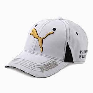 ゴルフ ツアーラウンド キャップ, BRIGHT WHITE-PUMA TEAM GOLD