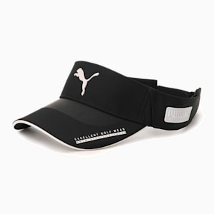 ウィメンズ ゴルフ EGW ツアーデザイン バイザー, Puma Black, extralarge-JPN