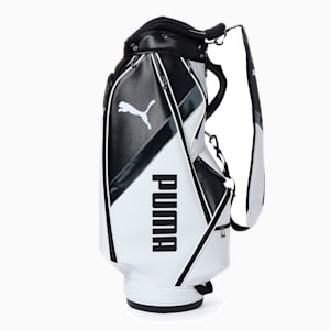 メンズ ゴルフ ライト カラーブロッキング キャディバッグ, Puma Black-Bright White, extralarge-JPN