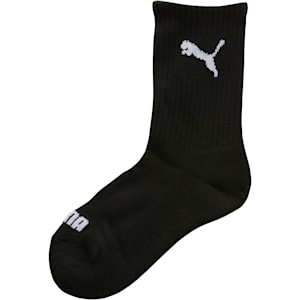 Boys’ Crew Socks (3 Pairs), black, extralarge