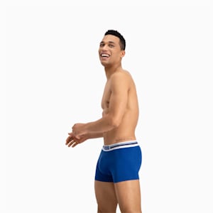 PUMA Placed Logo Men's Boxers 2 Pack, blue, extralarge-GBR