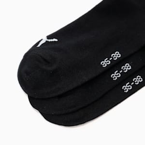ユニセックス クォーター プレーン スニーカー ソックス 靴下 3足組, black