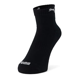ユニセックス PUMA クォーター クッション ソックス 3足セット, black, extralarge-JPN