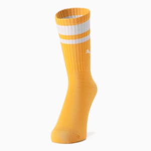 ユニセックス プーマ ソックス 靴下 1足組, cyber yellow / white