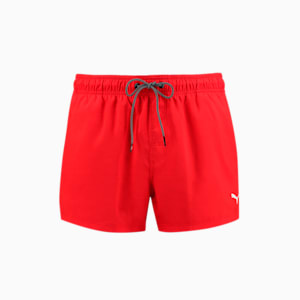 PUMA Men's Short Length Swimming Shorts, red