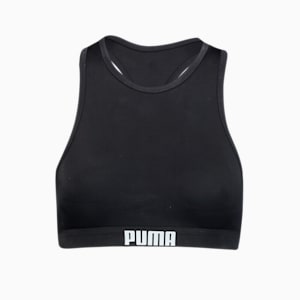 PUMA Swim Women's Racerback Top, black