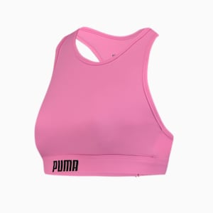 PUMA Swim Women's Racerback Top, Pink Icing
