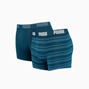 PUMA Heritage Stripe Men's Boxers 2 Pack, denim