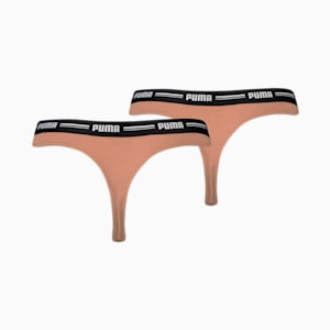 PUMA Women's String 2 Pack, caramel