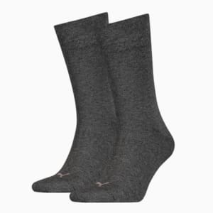 PUMA Men's Classic Pique Socks 2 Pack, anthracite
