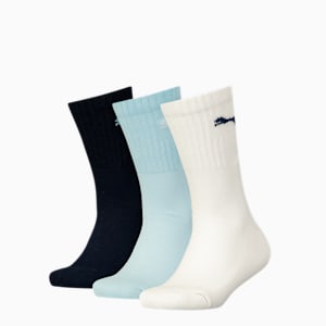 PUMA Junior Sport Socks 3 Pack, Marina