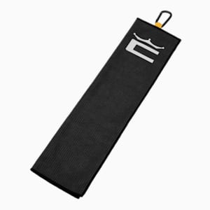 Cobra Tri-Fold Golf Towel, Black, extralarge-IND