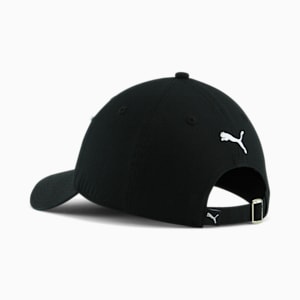 PUMA #1 Relaxed Fit Adjustable Hat, Black/White, extralarge