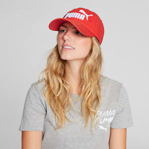 PUMA #1 Relaxed Fit Adjustable Hat, DARK ORANGE, extralarge