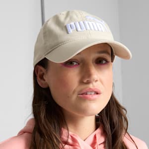 PUMA #1 Relaxed Fit Adjustable Hat, WHITE/NUDE, extralarge