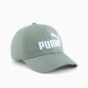 PUMA #1 Relaxed Fit Adjustable Hat, WHITE/GREEN, extralarge
