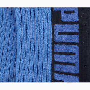 Logo Cushioned Quarter Socks Pack of 2, Navy/ Grey/ Strong Blue, extralarge-IND