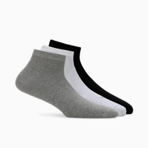 PUMA Lifestyle Unisex Sneakers Socks Pack of 3, white / grey / black