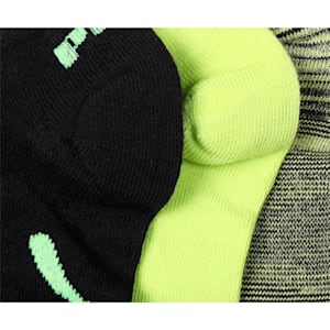 PUMA Lifestyle Unisex Sneakers Socks Pack of 3, lime green