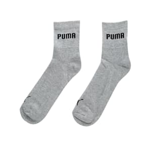 PUMA Half Terry Ankle Length Socks Pack of 3, Navy/ Grey/ Black