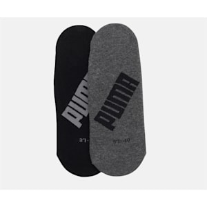 PUMA Footie Women's Socks Pack of 2, Black/ antracite
