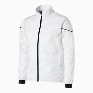 メンズ ゴルフ EGW グラフィック ブルゾン ウーブンジャケット, BRIGHT WHITE