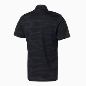 メンズ ゴルフ EGW グラフィック 半袖 モックネック Tシャツ, PUMA BLACK