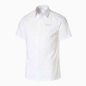 メンズ ゴルフ EGW 2WAY ストレッチ 半袖 ポロシャツ, Bright White