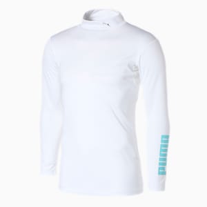 DRYCELL メンズ ゴルフ カラーブロック インナーセット 半袖 ポロ, ANGEL BLUE/BRIGHT WHITE