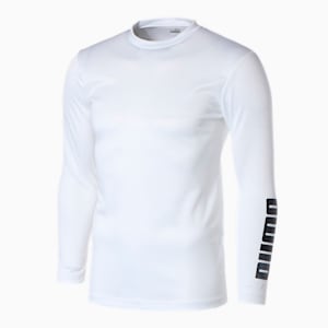 DRYCELL メンズ ゴルフ プーマ ロゴ インナーセット 半袖 ポロシャツ, Puma Black/BRIGHT WHITE