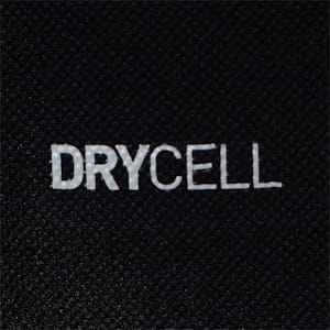 DRYCELL メンズ ゴルフ プーマ ロゴ インナーセット 半袖 ポロシャツ, Puma Black/BRIGHT WHITE