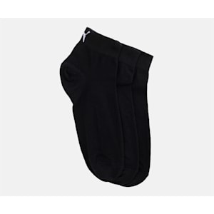 PUMA Women's Quarter Socks Pack of 3, Black- White