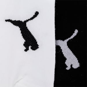 PUMA Unisex Sneaker Socks Pack of 2, Puma Black-white