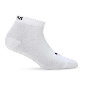 PUMA Unisex Plain Quarter Socks Pack of 2, Grey/ Navy