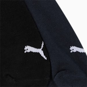 Plain Sneaker Socks Pack of 2, Black/ Navy, extralarge-IND