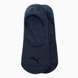PUMA Footie Unisex Socks Pack of 2, Dark denim / Dark denim